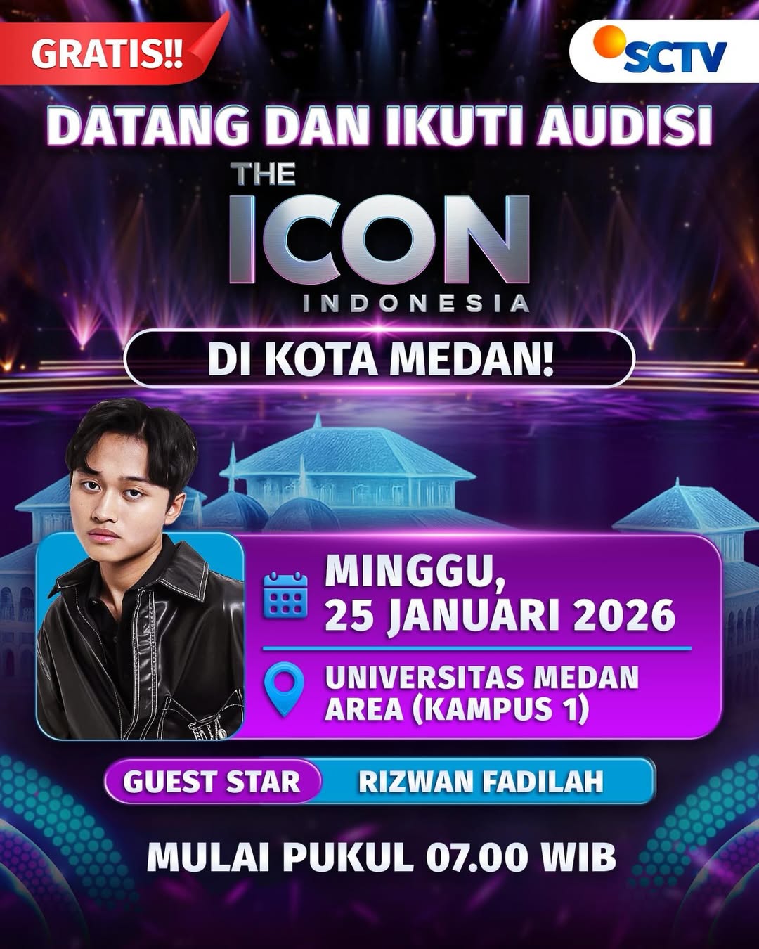 The Icon Indonesia Audisi Medan
